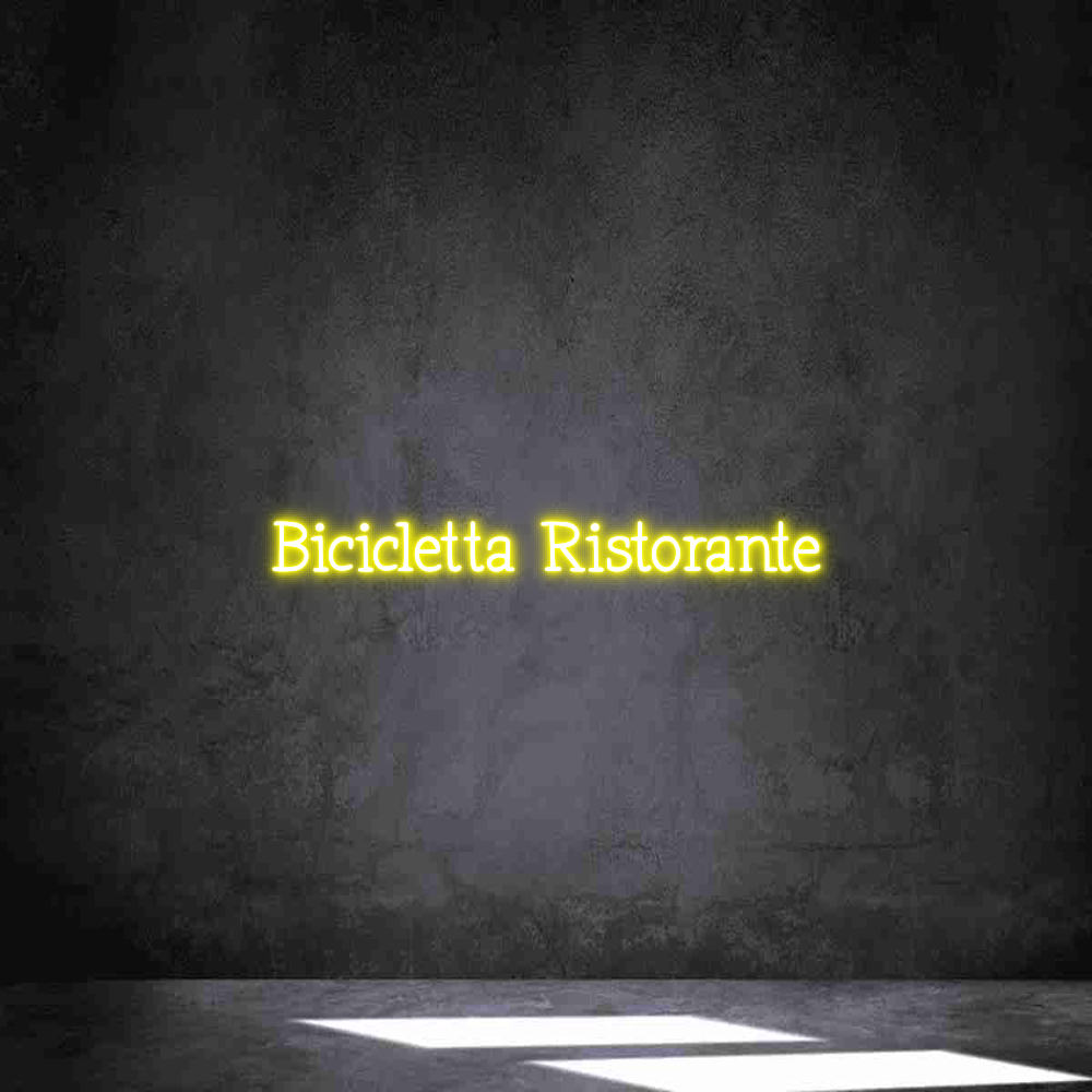 Néon personnalisé: Bicicletta Ri...