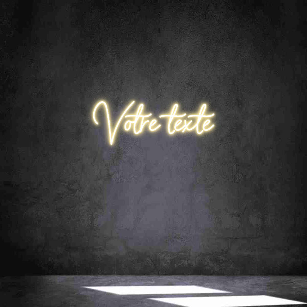 Néon personnalisé: Votre texte