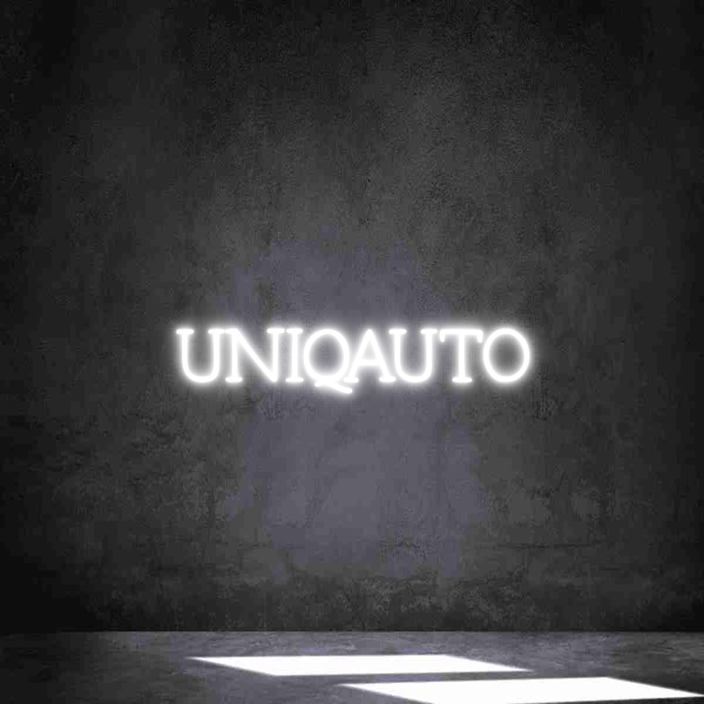Néon personnalisé: UNIQAUTO