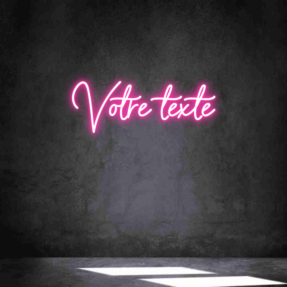 Néon personnalisé: Votre texte
