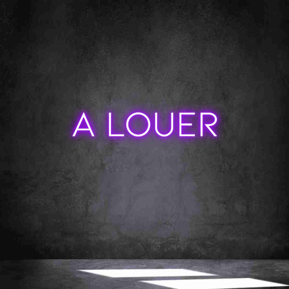 Néon personnalisé: A LOUER