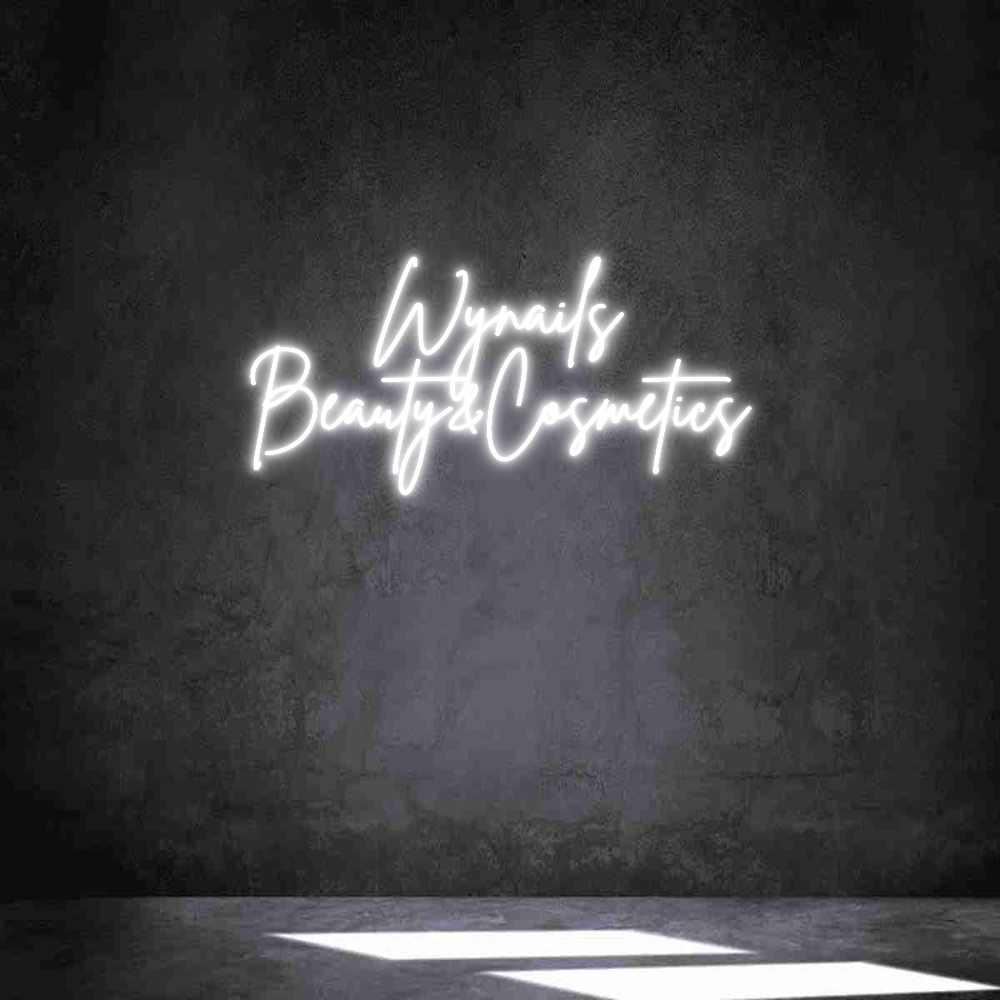 Néon personnalisé: Wynails
Beau...