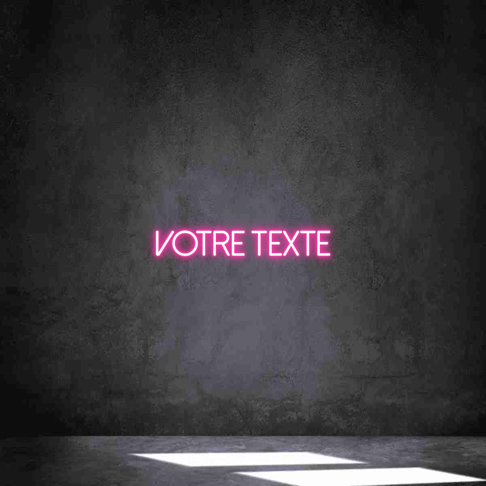 Néon personnalisé: Votre texte