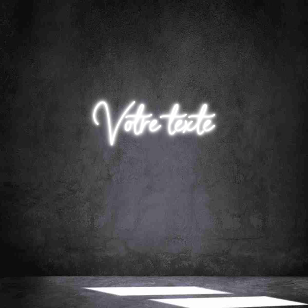 Néon personnalisé: Votre texte