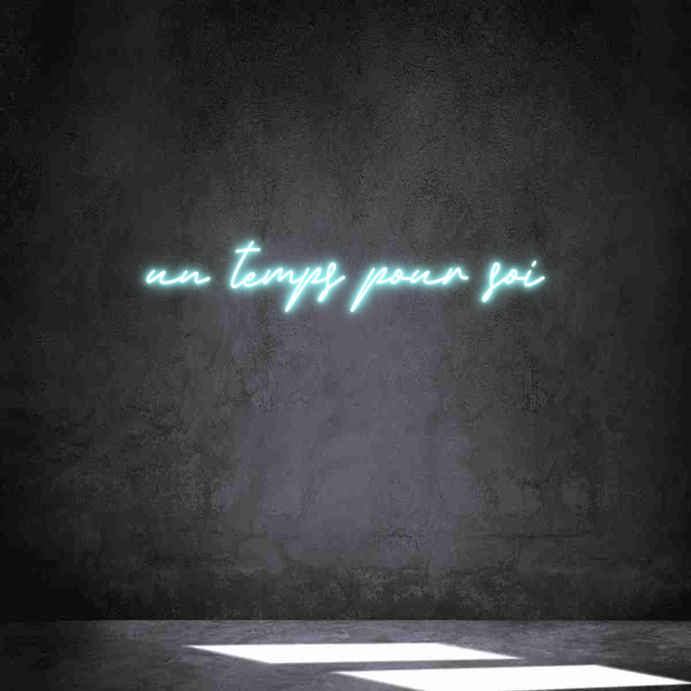 Néon personnalisé: un temps pour...