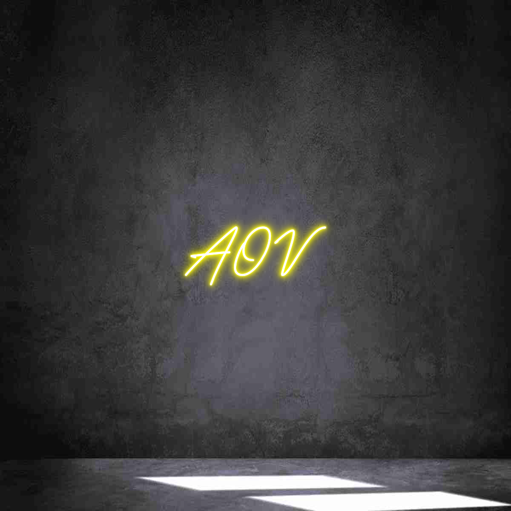 Néon personnalisé: AOV