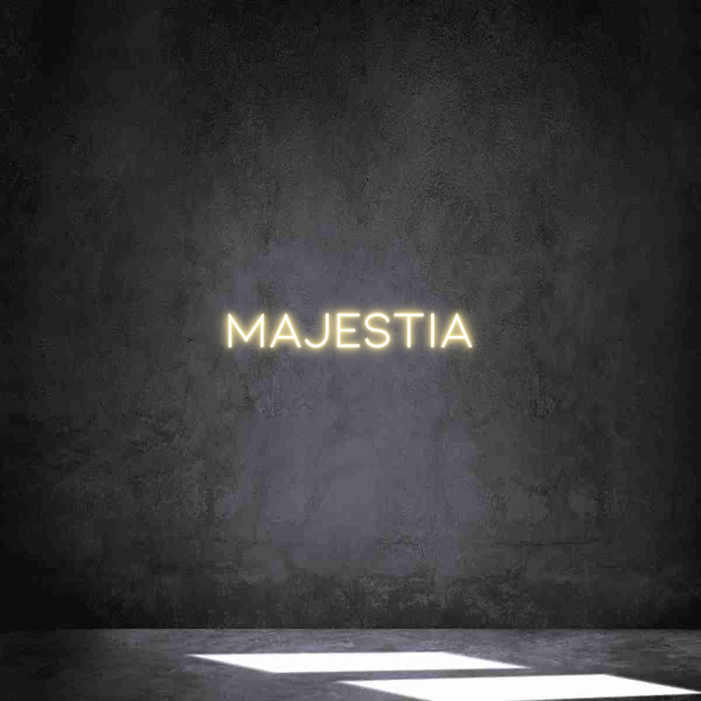 Néon personnalisé:  Majestia