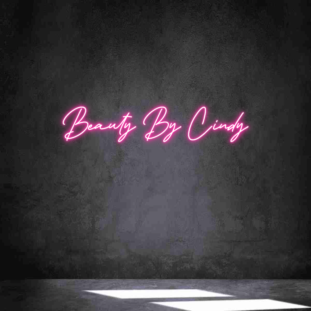 Néon personnalisé: Beauty By Cindy