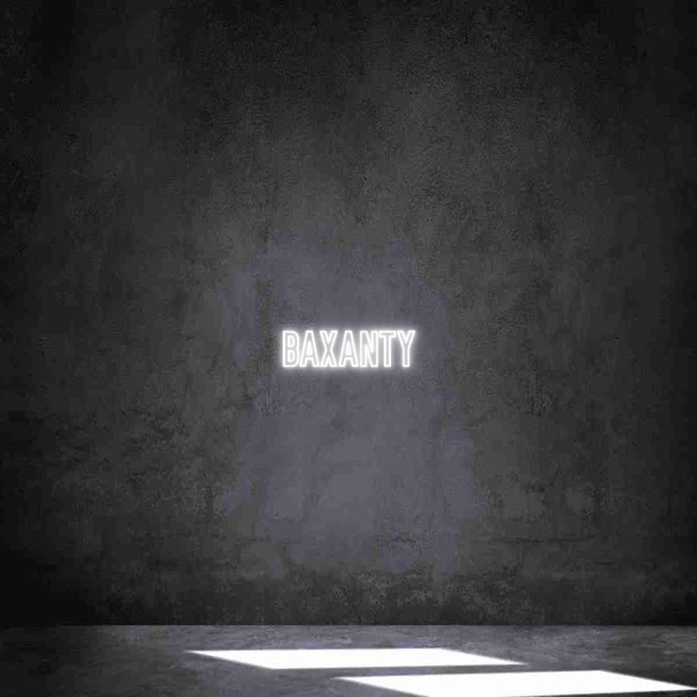 Néon personnalisé: Baxanty