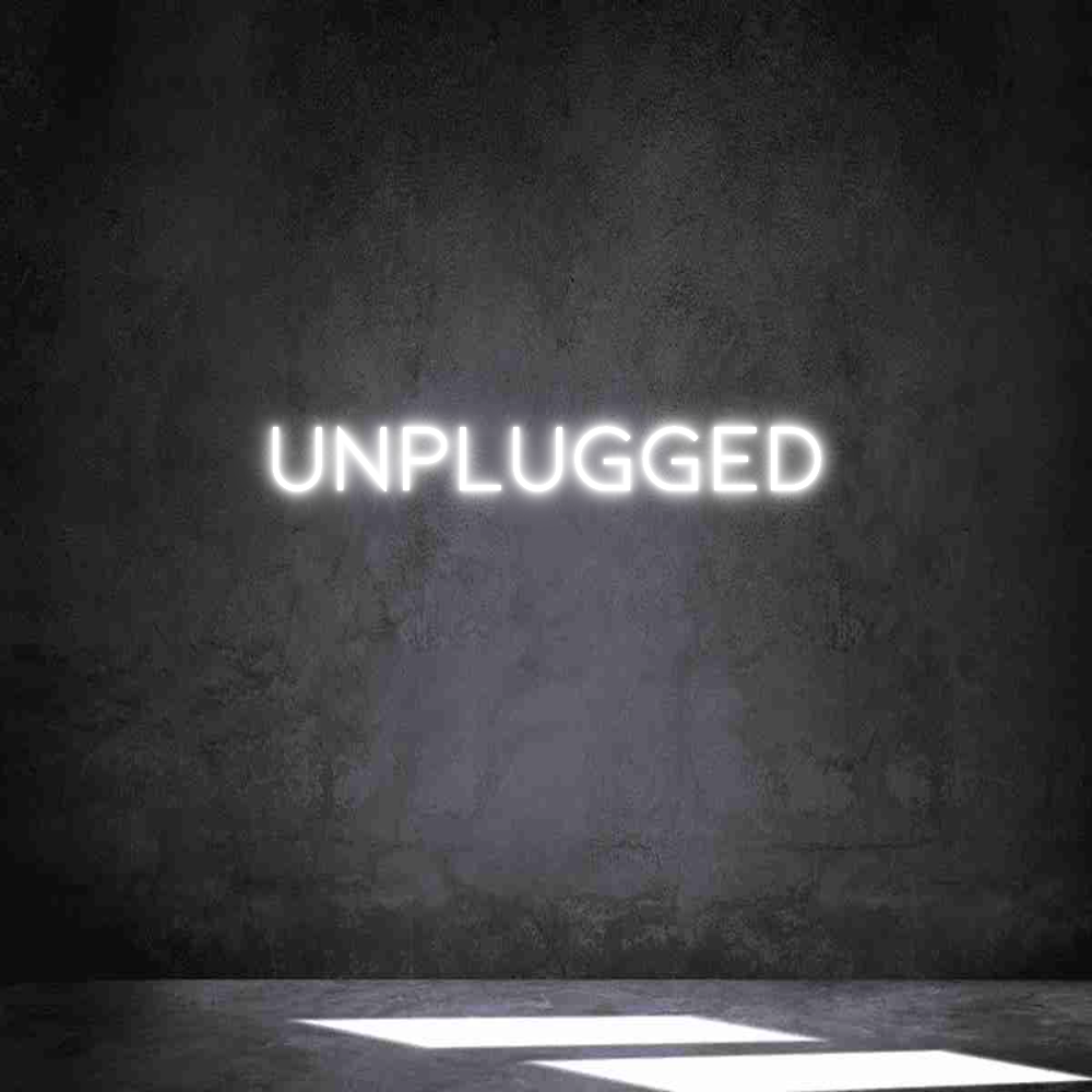 Néon personnalisé: Unplugged