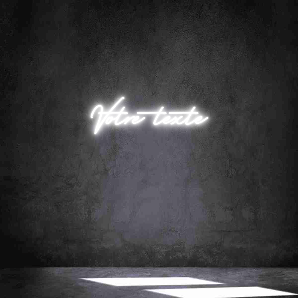Néon personnalisé: Votre texte