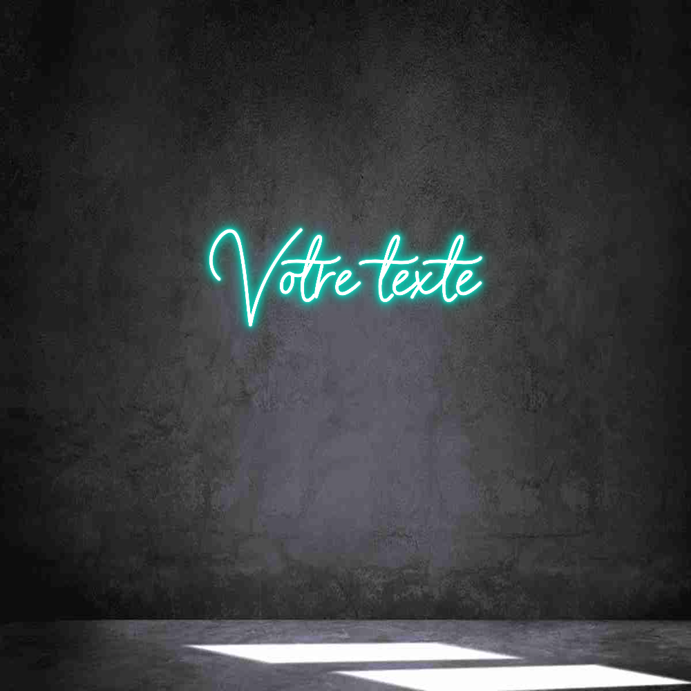 Néon personnalisé: Votre texte