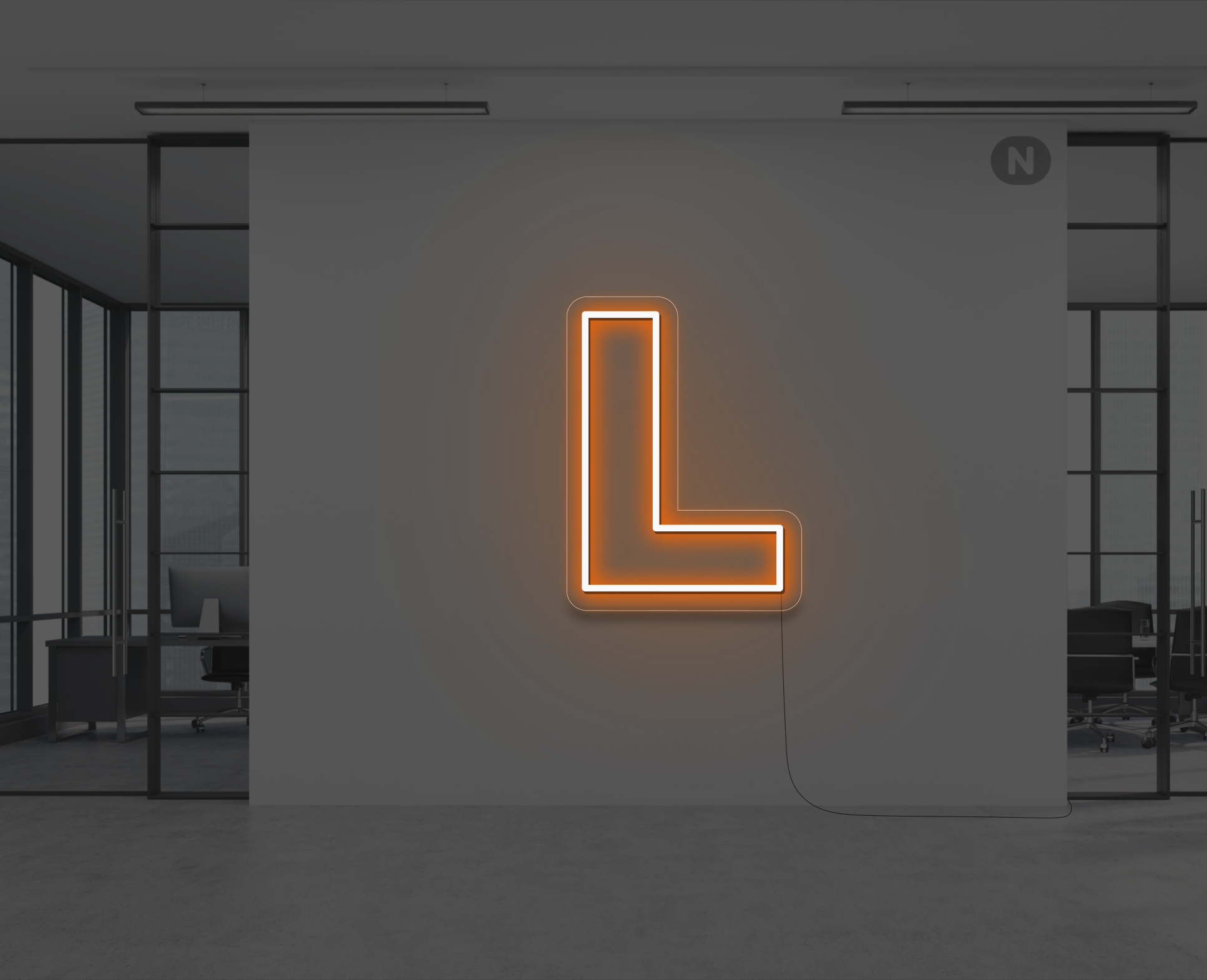 lettre-neon-l-orange