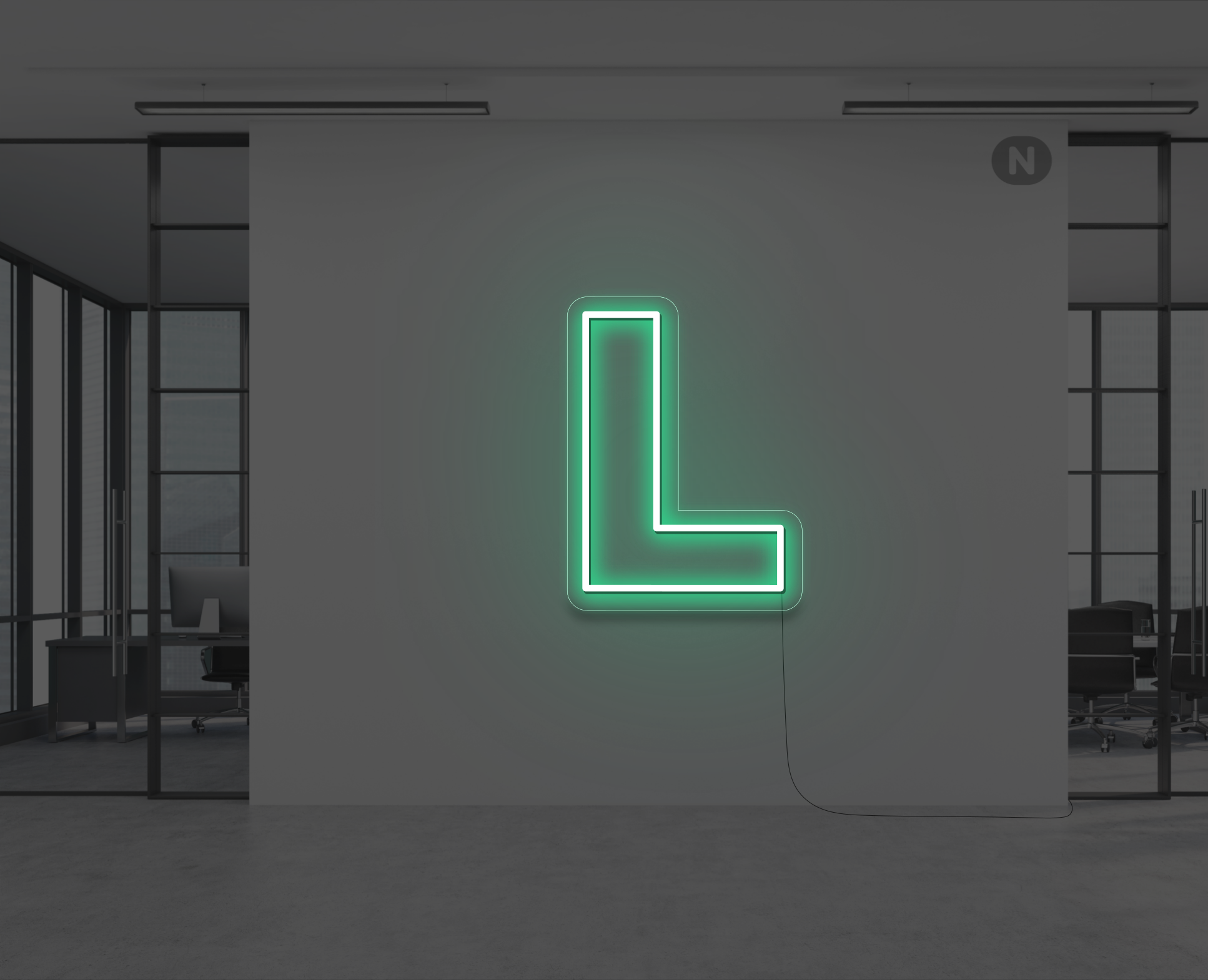 lettre-neon-l-verte