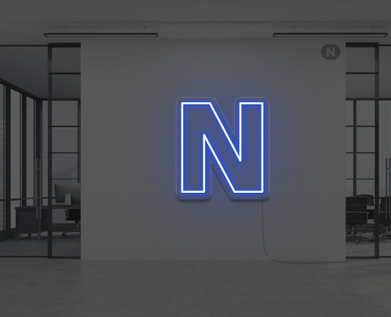 lettre-neon-n-bleu