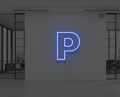 lettre-neon-p-bleu
