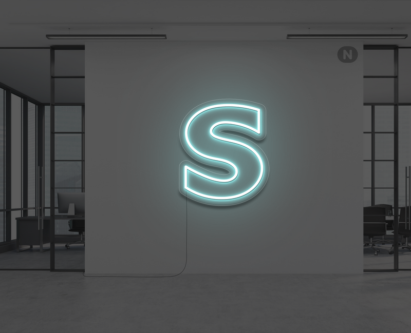 lettre-neon-s-bleu-glacier
