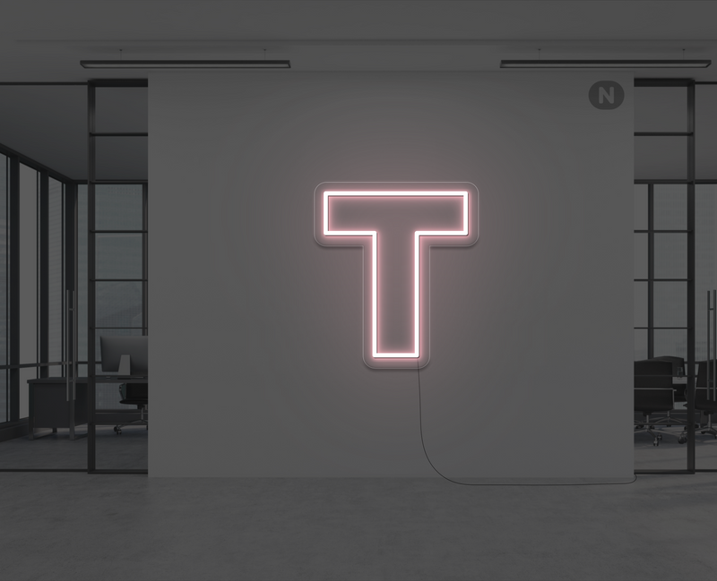 lettre-neon-t-rose