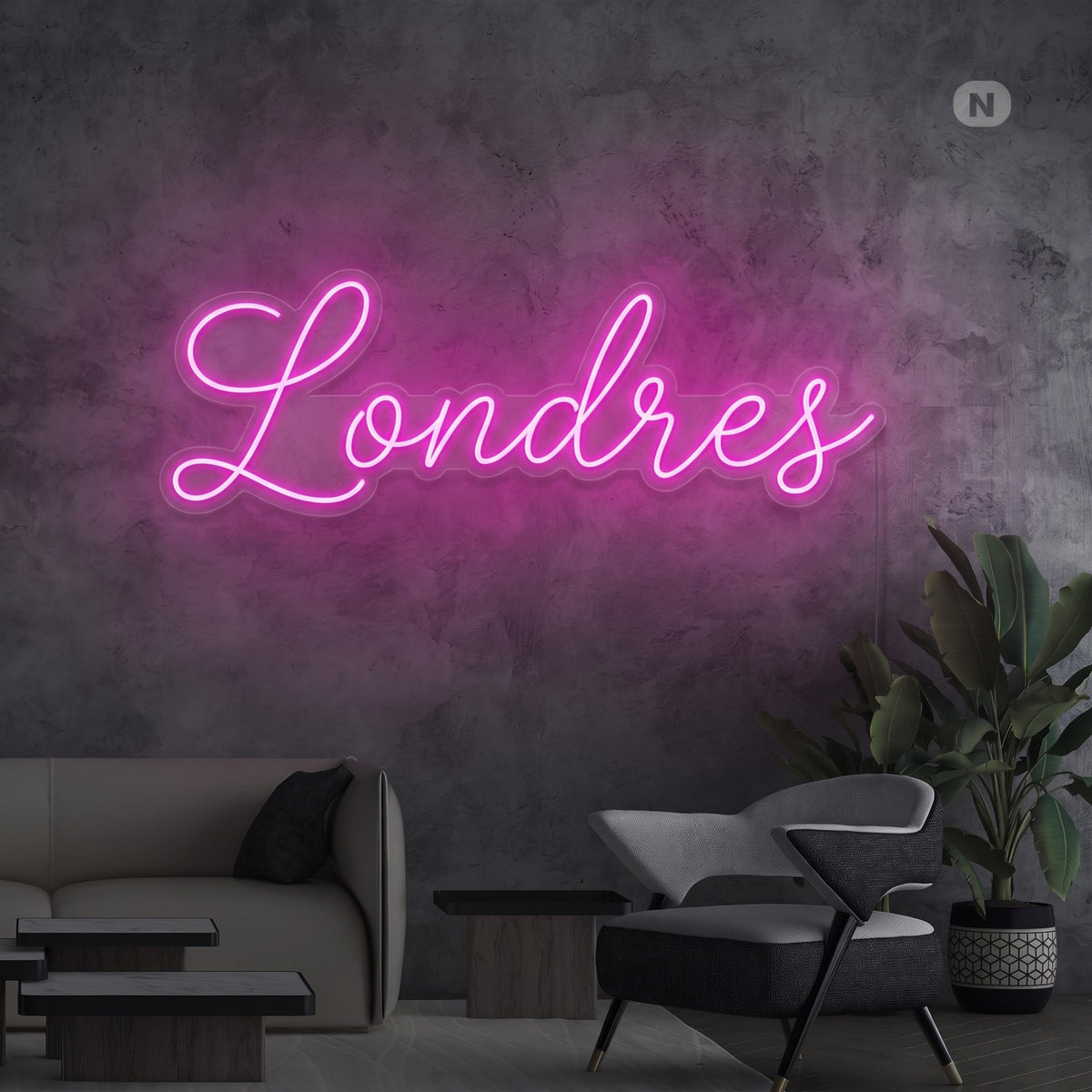 Toilet neon sign