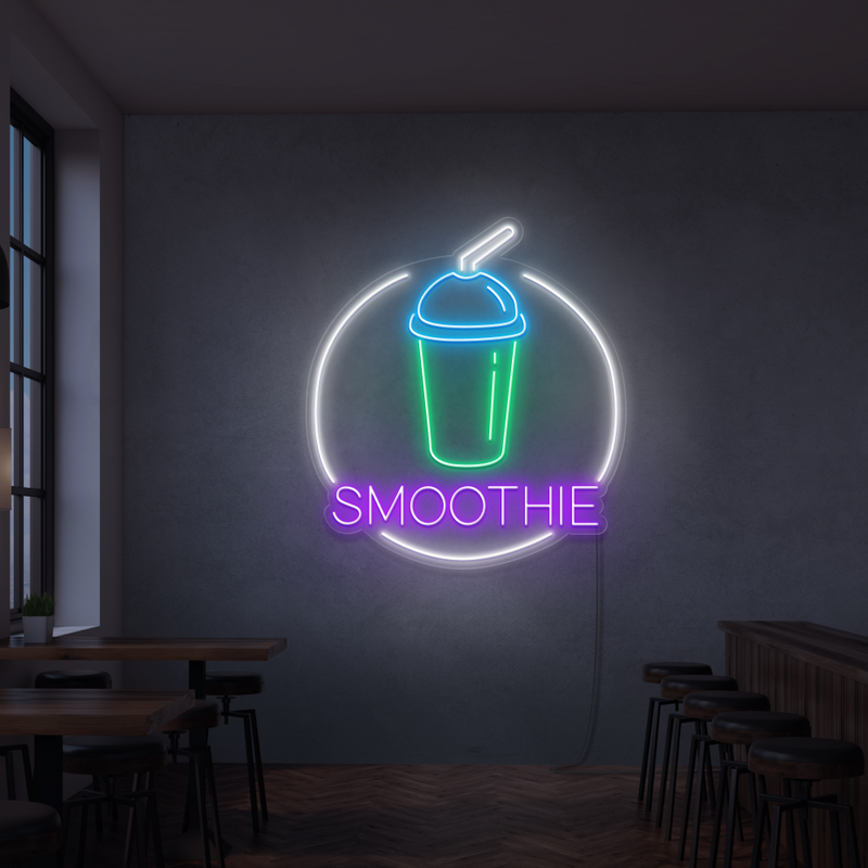 Enseigne néon Smoothie