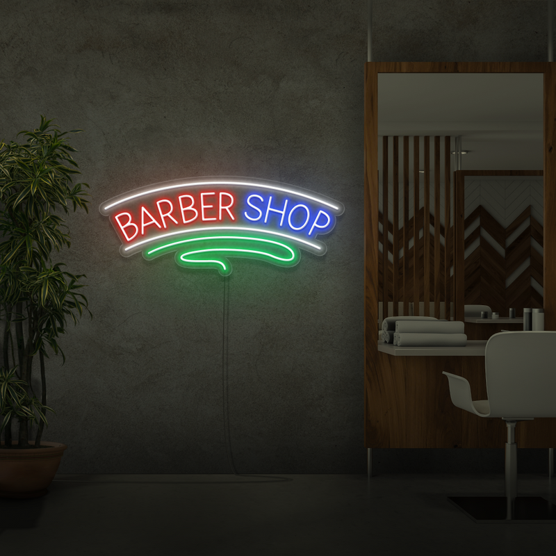 Enseigne néon Barber Shop 2