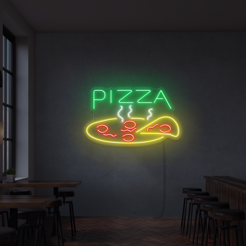 Enseigne néon Pizza