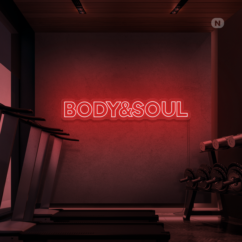 Enseigne néon Body & Soul
