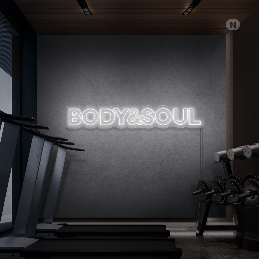 Enseigne néon Body & Soul
