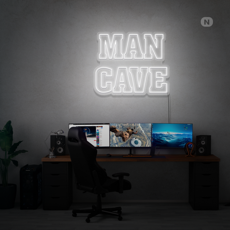 Enseigne néon Man Cave