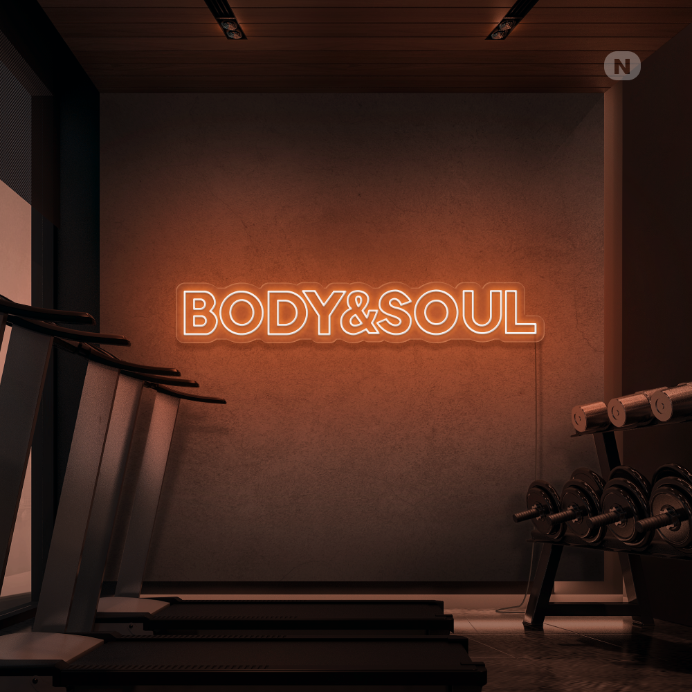 Enseigne néon Body & Soul