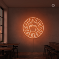 Enseigne néon Cappucino Espresso