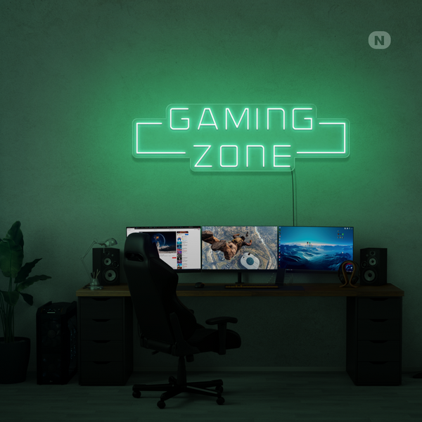 Enseigne néon Gaming Zone