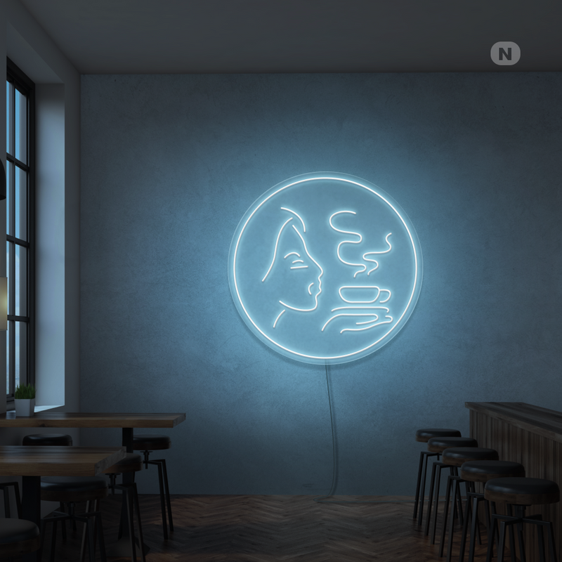 Enseigne néon Arôme de café
