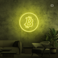 Enseigne néon Bitcoin