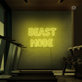 Enseigne néon Beast Mode