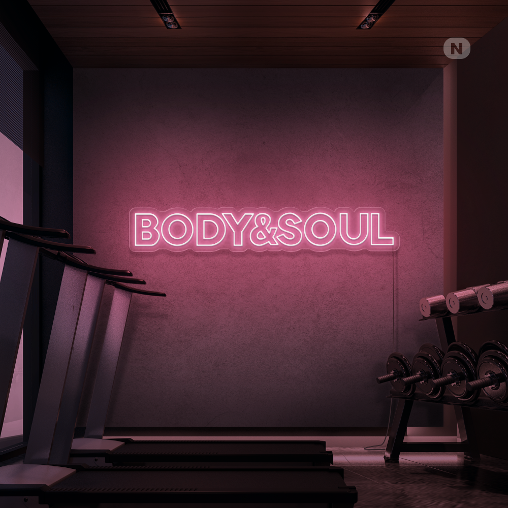 Enseigne néon Body & Soul