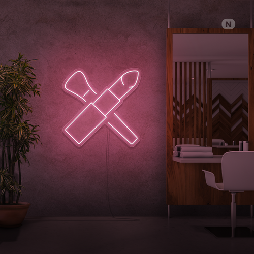 Enseigne néon Kit de beauté
