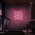 Enseigne néon Girls Girls Girls