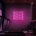 Enseigne néon Boys Boys Boys