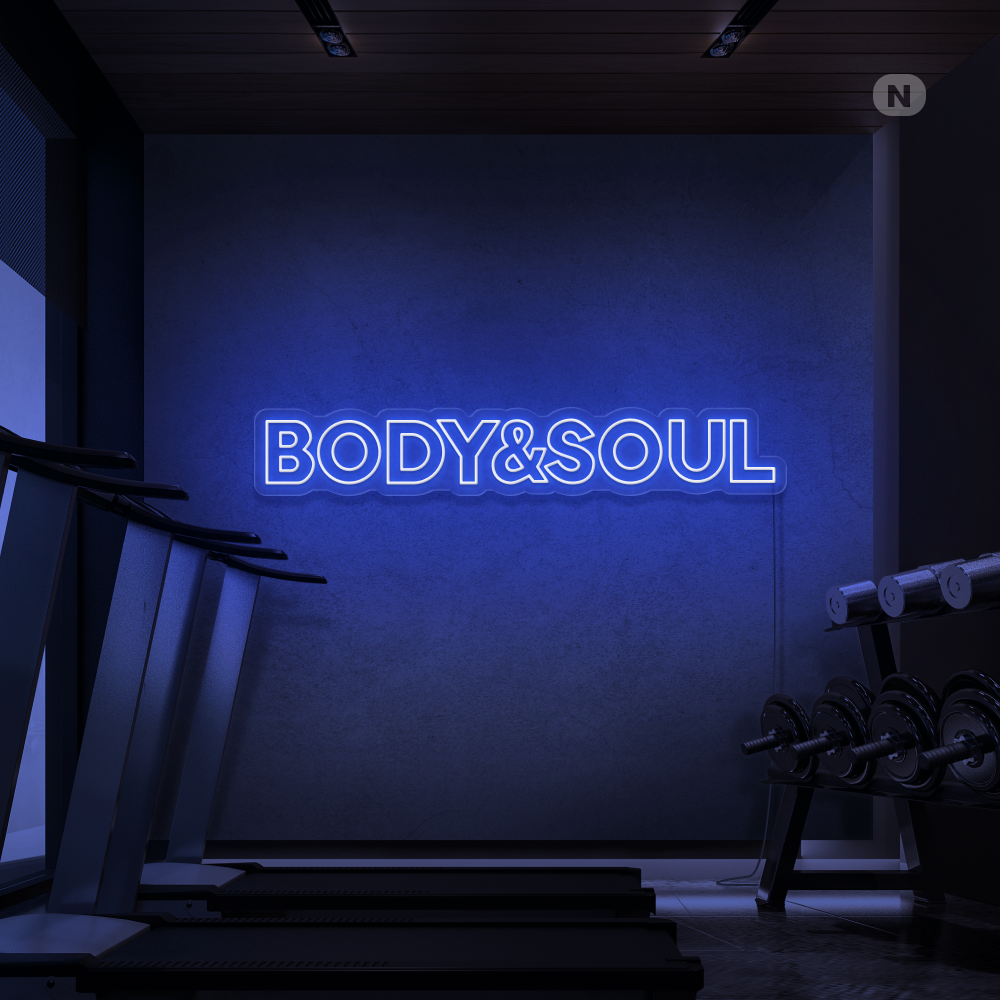 Enseigne néon Body & Soul