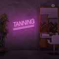 Enseigne néon Tanning