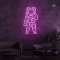 Enseigne néon Astronaute