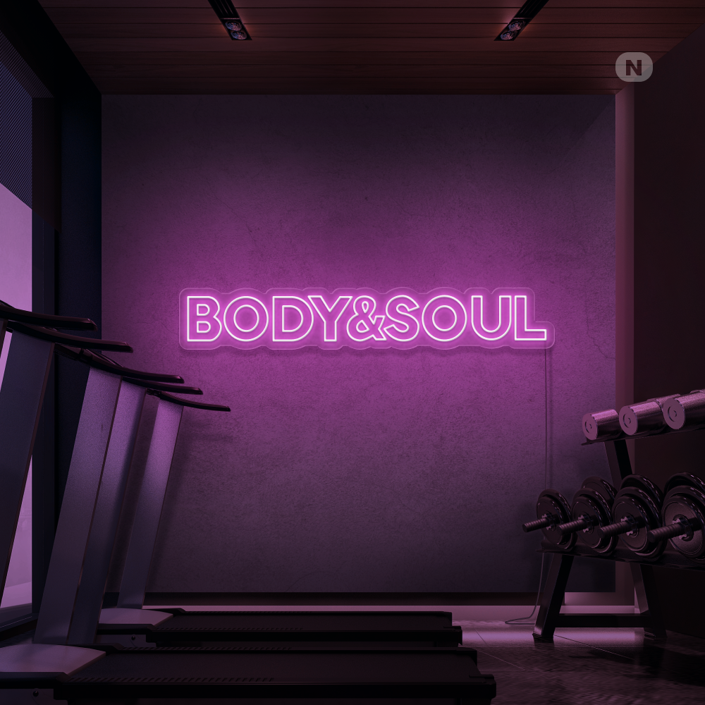 Enseigne néon Body & Soul