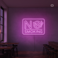 Enseigne néon No Smoking