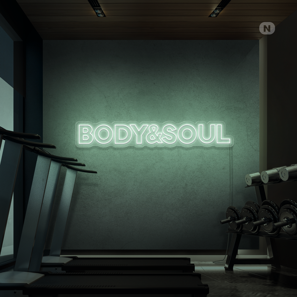 Enseigne néon Body & Soul