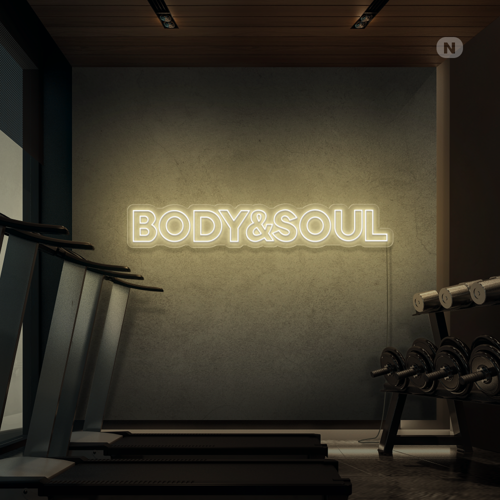 Enseigne néon Body & Soul