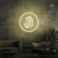 Enseigne néon Bitcoin