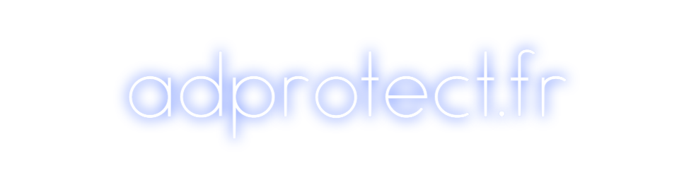 Néon personnalisé: adprotect.fr