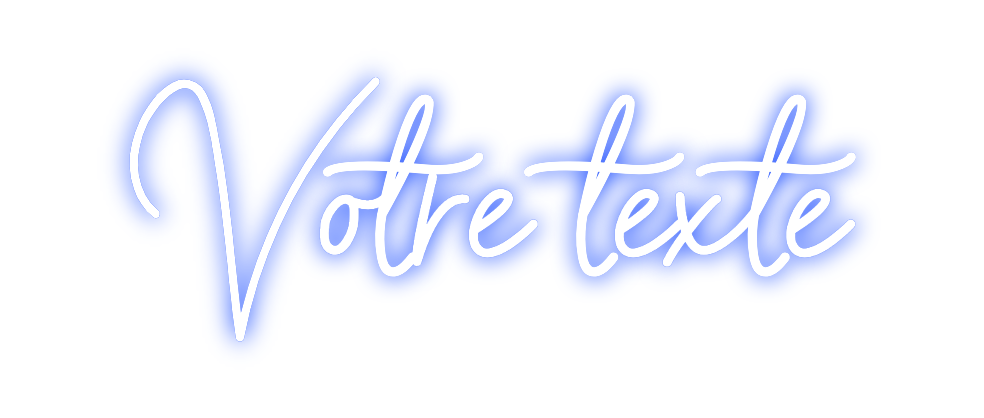 Néon personnalisé: Votre texte