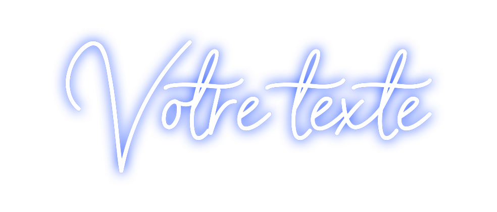 Néon personnalisé: Votre texte